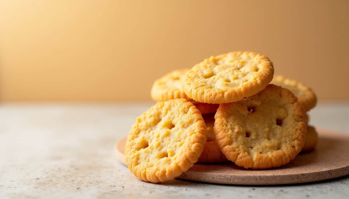 Cookies croustillants aux pépites de chocolat.