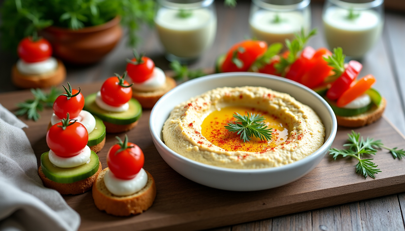 Apéro healthy : découvrez des recettes faciles et gourmandes pour recevoir sans culpabiliser