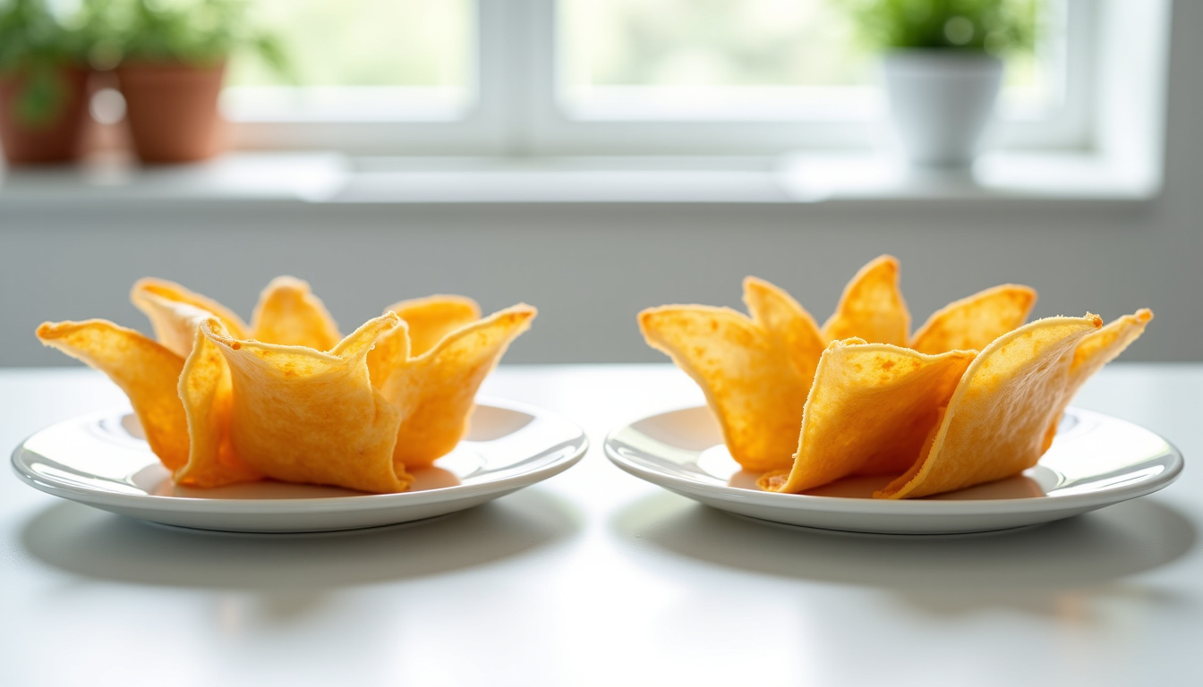 Comparaison visuelle du réchauffage des coquilles à tacos au four et au micro-ondes