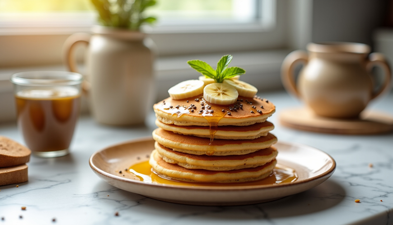 Pancakes healthy à la banane : la recette facile pour un petit-déjeuner gourmand et équilibré