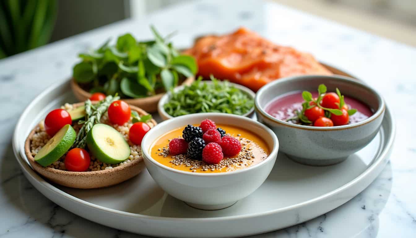 Tableau comparatif des recettes healthy selon leurs bienfaits nutritionnels