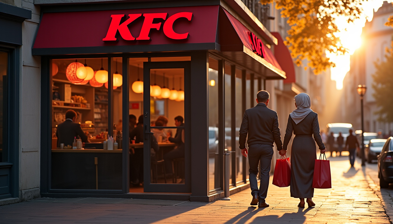 Restaurant KFC équipé du label halal à Paris en 2026