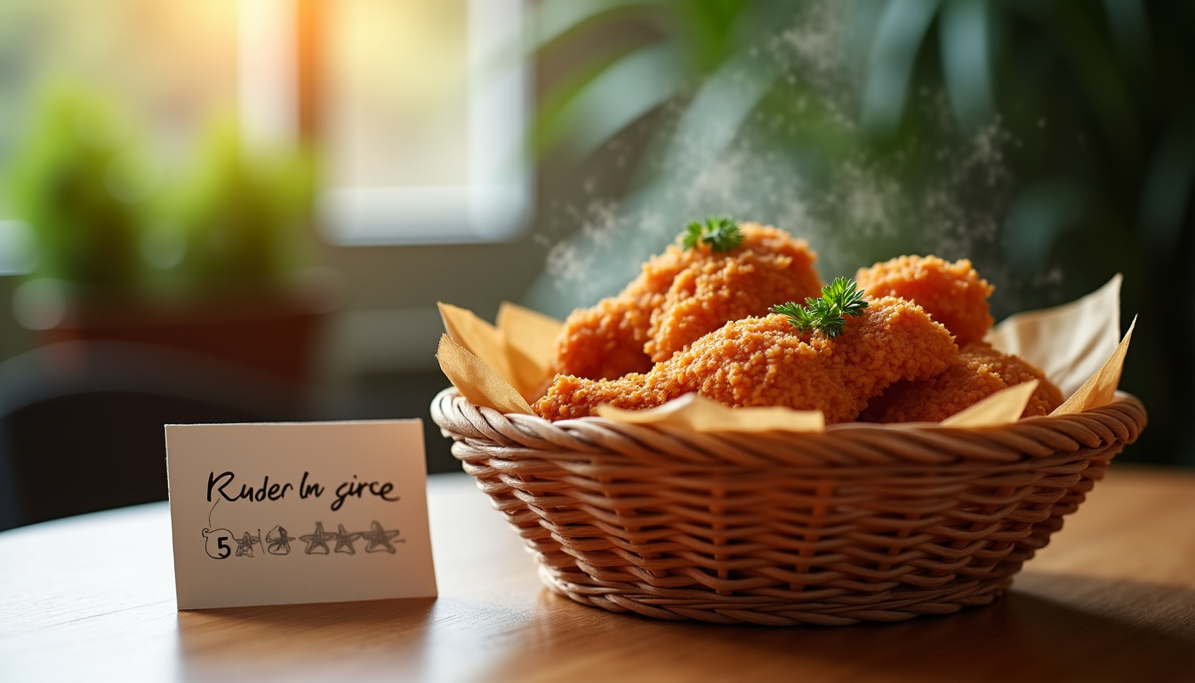 Table présentant les avis clients de Pepe Chicken avec des notes positives